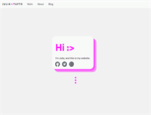 Tablet Screenshot of juliatufts.com